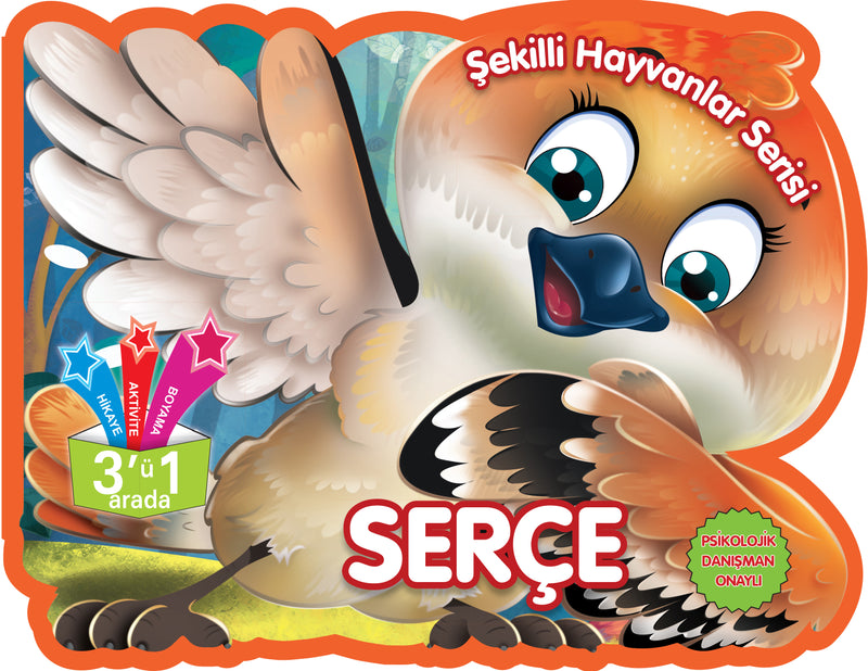 Şekilli Hayvanlar Serisi - Serçe-zoom-