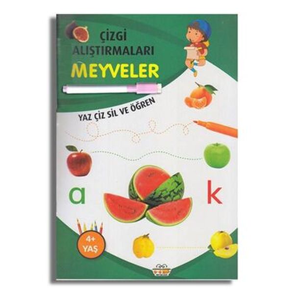 Çizgi Alıştırmaları Meyveler-zoom-