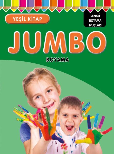 Jumbo Boyama Yeşil Kitap-zoom-