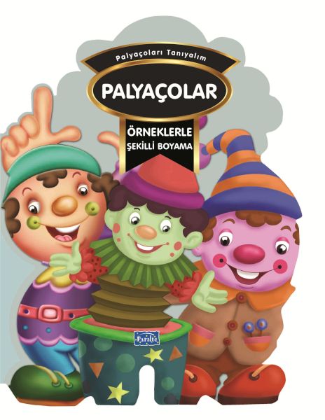 Örneklerle Şekilli Boyama - Palyaçolar-zoom-