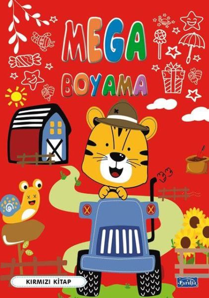 Mega Boyama Kırmızı Kitap-zoom-