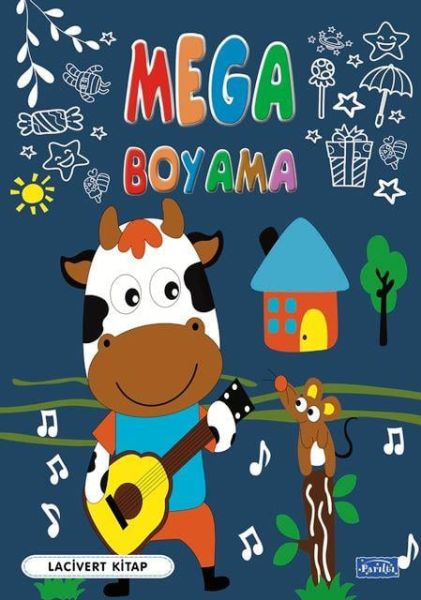 Mega Boyama Lacivert Kitap-zoom-