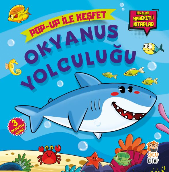 Okyanus Yolculuğu: Pop-Up İle Keşfet - Hikayeli Hareketli Kitaplar-zoom-