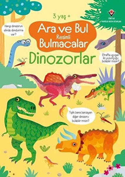 Ara ve Bul Resimli Bulmacalar - Dinozorlar-zoom-