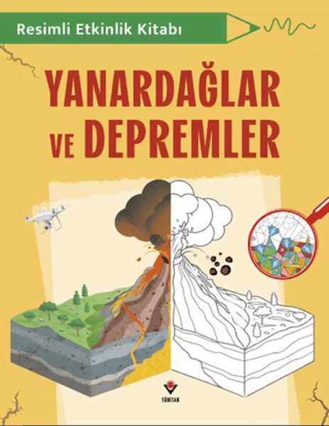 Resimli Etkinlik Kitabı - Yanardağlar ve Depremler-zoom-