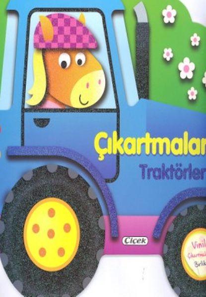 Çıkartmalarla Taşıtları Tasarla - Traktörler-zoom-
