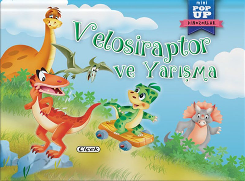 Pop-Up Mini Dinozorlar - Velosiraptor Ve Yarışma-zoom-