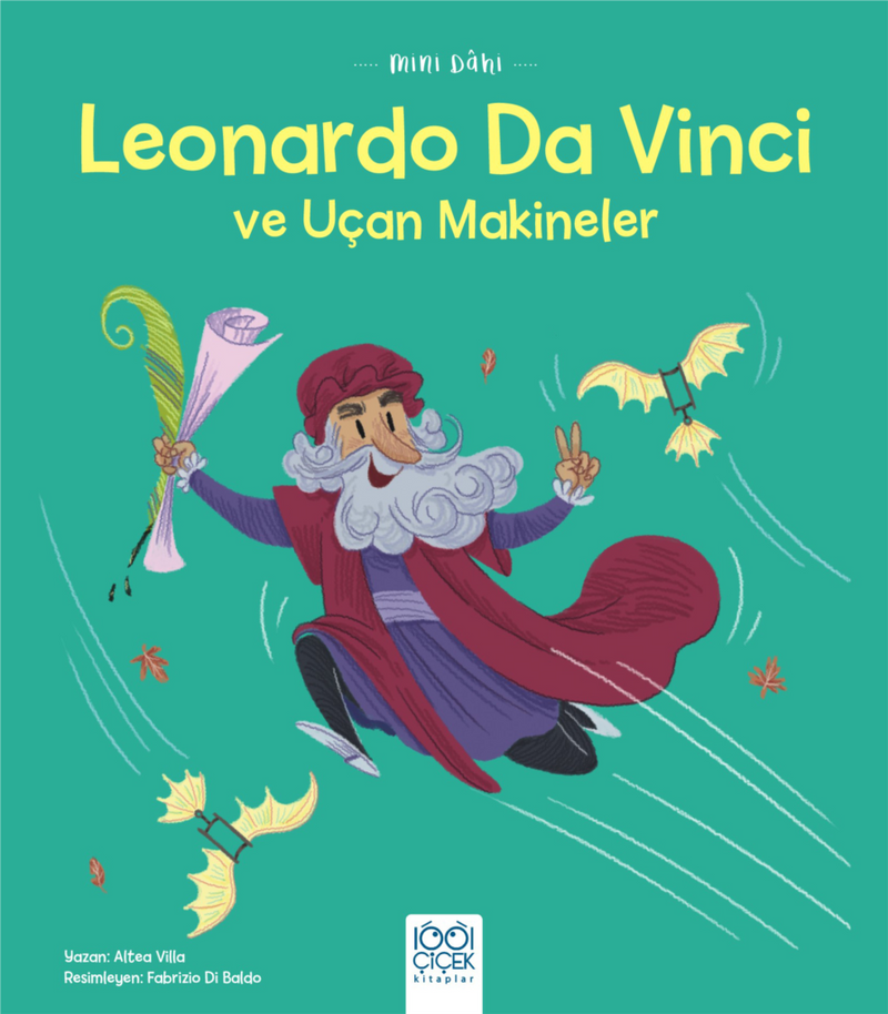 Mini Dahi Leonardo Da Vinci ve Uçan Makineler-zoom-