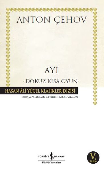 Ayı - Dokuz Kısa Oyun - Hasan Ali Yücel Klasikleri-zoom-
