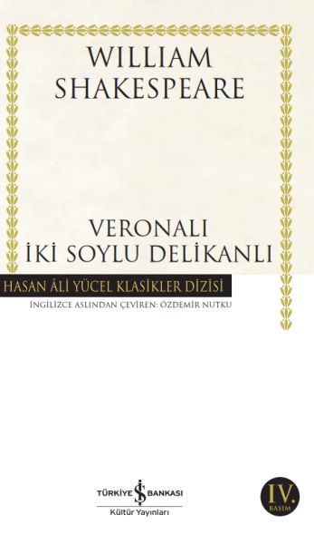Veronalı İki Soylu Delikanlı - Hasan Ali Yücel Klasikleri-zoom-