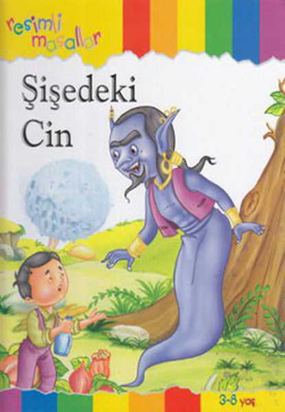 Resimli Masallar - Şişedeki Cin (Ciltli)-zoom-