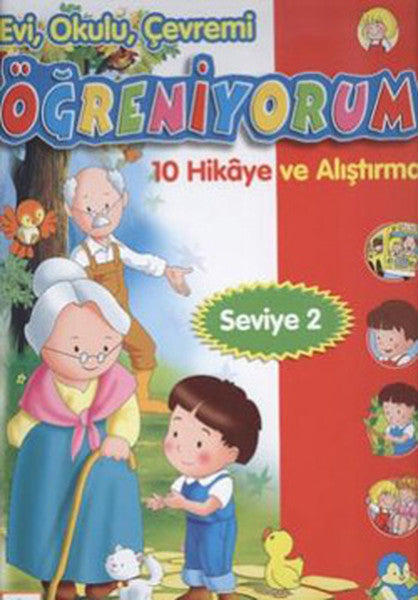 Evi, Okulu Çevremi Öğreniyorum  10 Hikaye ve Alıştırma (Seviye-2)-zoom-