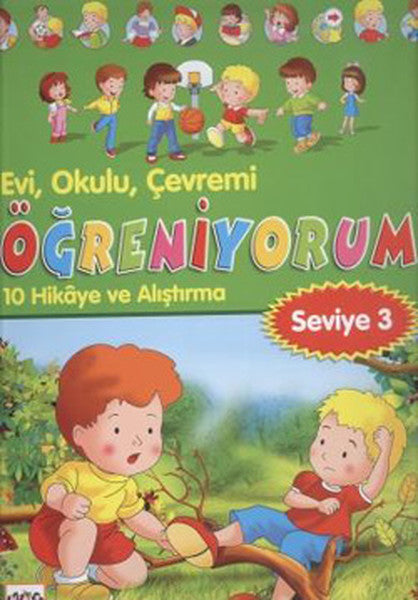 Evi, Okulu Çevremi Öğreniyorum  10 Hikaye ve Alıştırma (Seviye-3)-zoom-