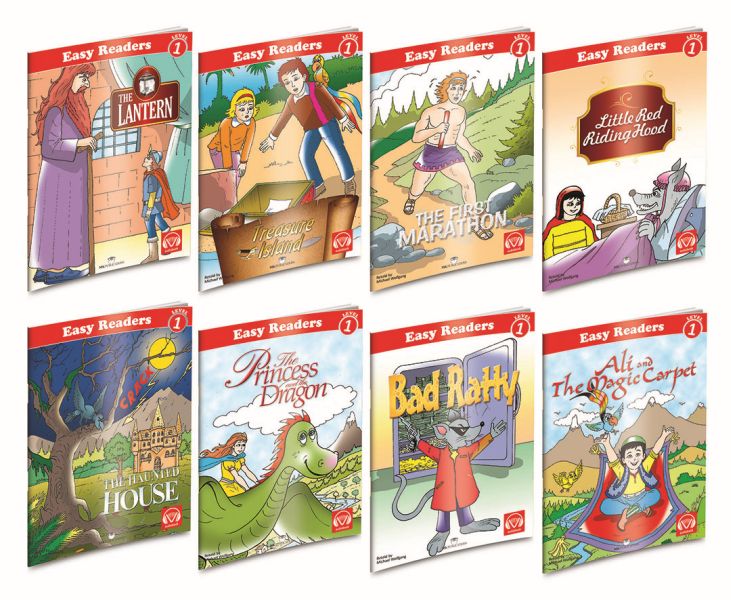 İngilizce Hikaye Seti 8 Kitap - Level-1 Karekod Dinlemeli-zoom-