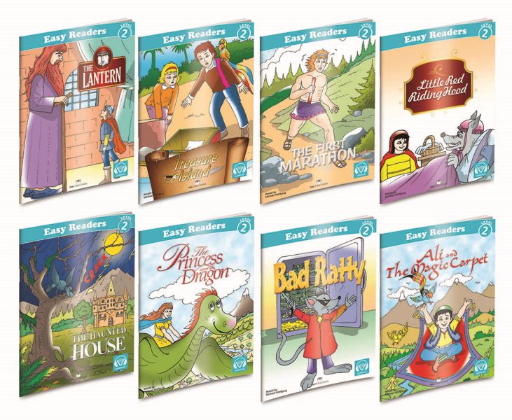 İngilizce Hikaye Seti 8 Kitap - Level-2 Karekod Dinlemeli-zoom-
