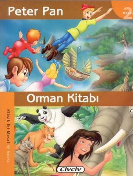 Peter Pan - Orman Kitabı (2 Masal Birden)-zoom-