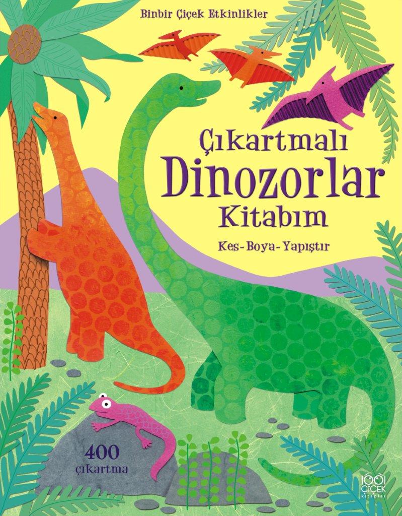 Çıkartmalı Dinozorlar Kitabım / Kes - Boya - Yapıştır-zoom-