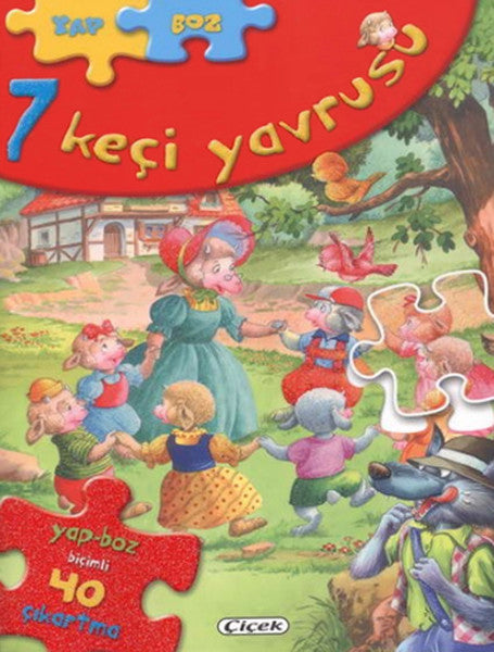 7 Keçi Yavrusu Yap-Boz Çıkartmalı Masallar 1-zoom-