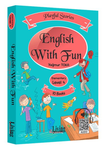 English With Fun Level 4 - 10 Kitap - Playful Stories-zoom-