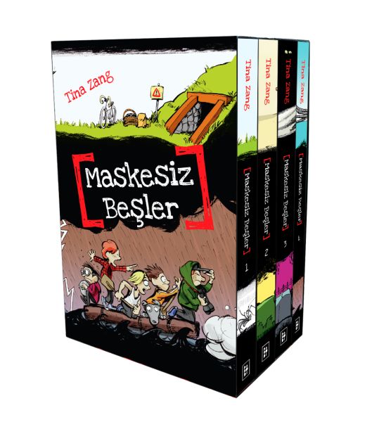 Maskesiz Beşler Serisi - Kutulu Set (4 Kitap)-zoom-