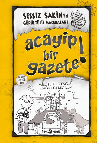 Sessiz Sakin'in Gürültülü Maceraları 03 - Acayip Bir Gazete! (Ciltli)-zoom-
