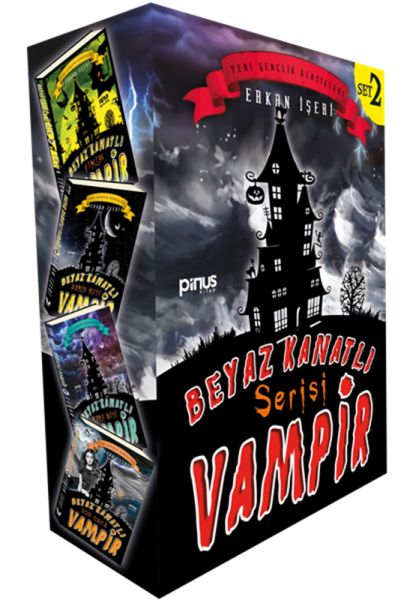 Beyaz Kanatlı Vampir Seti 2 - 4 Kitap Takım-zoom-