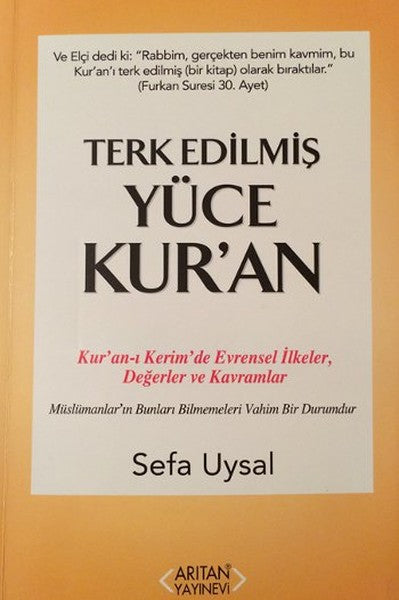 Terk Edilmiş Yüce Kur'an-zoom-