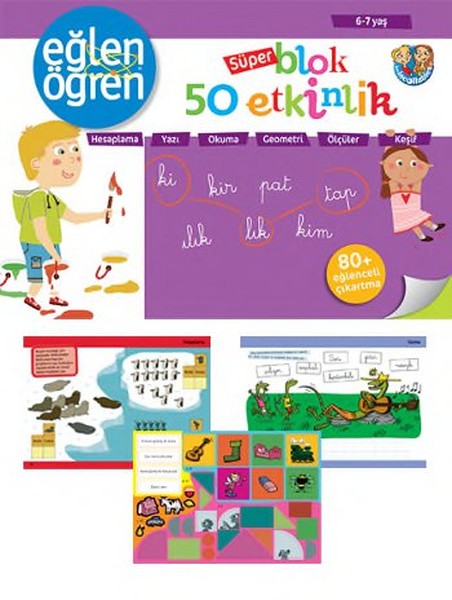 Eğlen Öğren Süper Blok 50 Etkinlik (6-7 Yaş)-zoom-