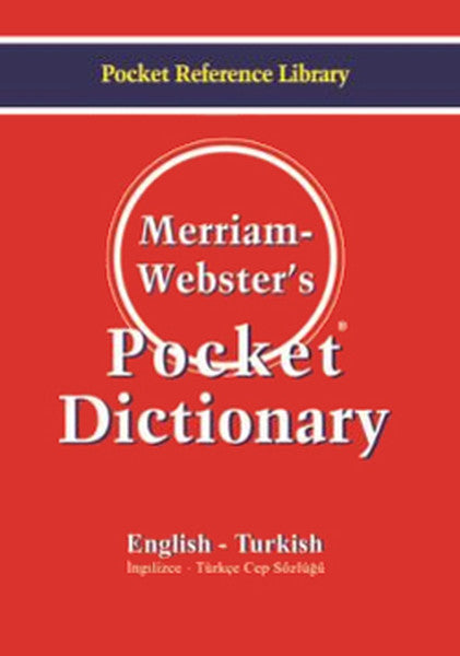 Merriam Webster's Pocket Dictionary  English - Turkish İngilizce-Türkçe Cep Sözlüğü-zoom-