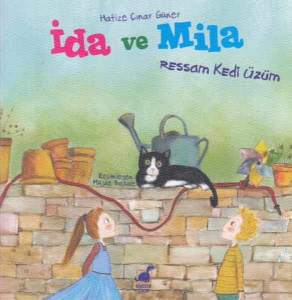 İda ve Mila Ressam Kedi Üzüm-zoom-