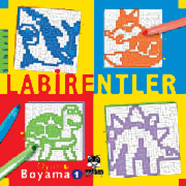 Marsık Labirentler-Oyunlu Boyama-zoom-