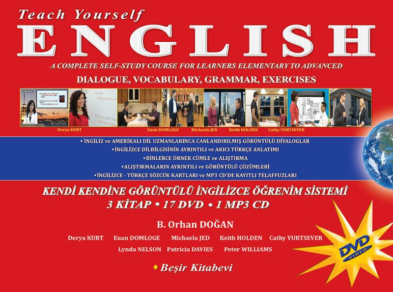 Teach Yourself English - Kendi Kendine Görüntülü İngilizce Öğrenim Sistemi (3 Kitap)-zoom-