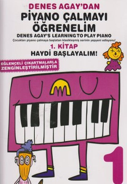 Denes Agay'dan Piyano Çalmayı Öğrenelim 1. Kitap-zoom-