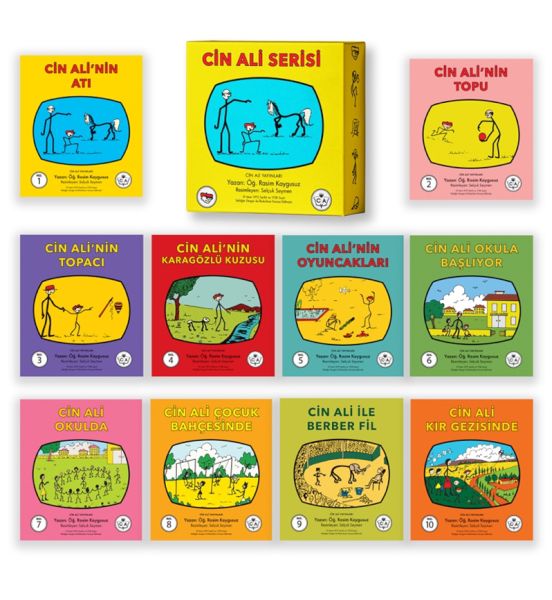Cin Ali Serisi Kutulu Set (10 Takım Kitap)-zoom-