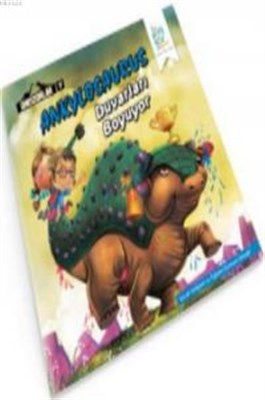 Dinozorlar 7 - Ankylosaurus Duvarları Boyuyor (Poster Hediyeli)-zoom-