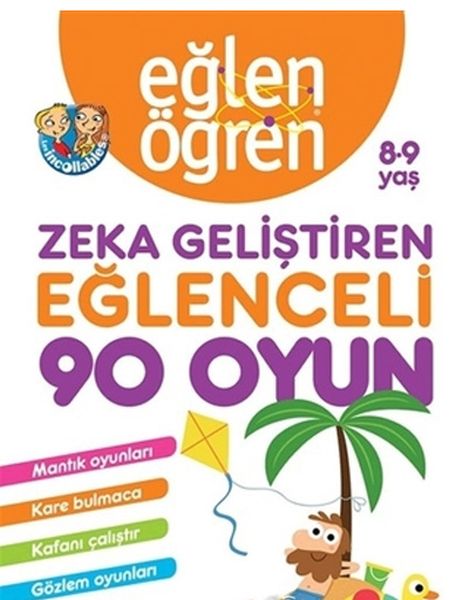 Eğlen Öğren 8-9 Yaş - Zeka Geliştiren Eğlenceli 90 Oyun-zoom-