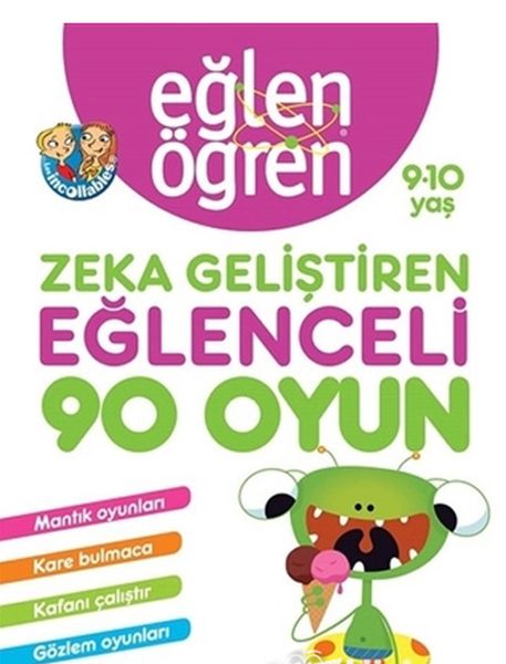 Eğlen Öğren 9-10 Yaş - Zeka Geliştiren Eğlenceli 90 Oyun-zoom-