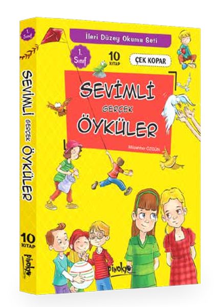 1. Sınıf Sevimli Gerçek Öyküler - 10 Kitap Takım-zoom-