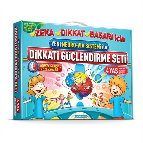 Dikkati Güçlendirme Seti - Anasınıfı – 4 Yaş Neuro-Via-zoom-