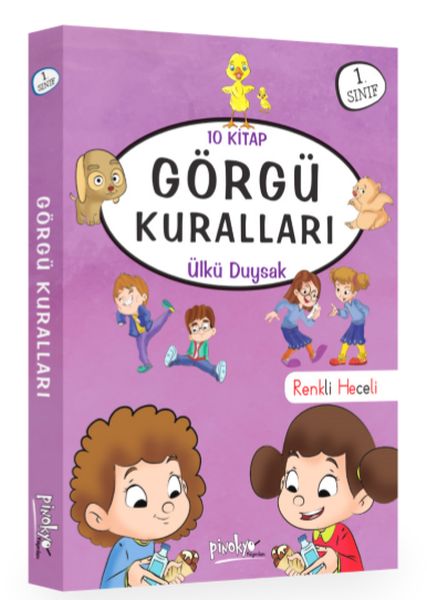 1. Sınıf Görgü Kuralları Serisi - 10 Kitaplık Set-zoom-