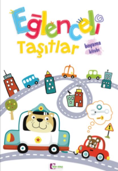 Eğlenceli Taşıtlar Boyama Kitabı-zoom-