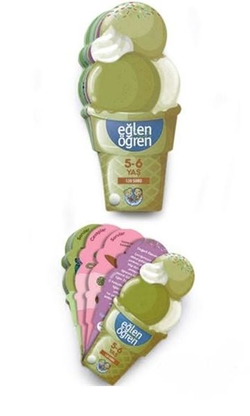 Eğlen Öğren Ice Cream - 120 Soru (5-6 Yaş)-zoom-