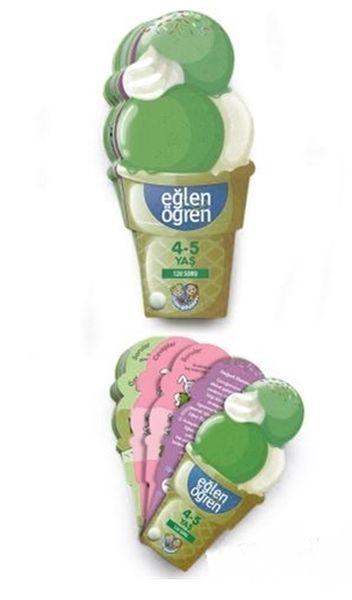 Eğlen Öğren Ice Cream - 120 Soru (4-5 Yaş)-zoom-