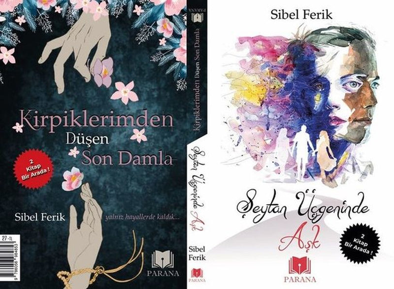 Şeytan Üçgeninde Aşk / Kirpiklerimden Düşen Son Damla - İki Kitap Bir Arada-zoom-