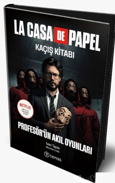 La Case De Papel Kaçış Kitabı - Profesör'ün Akıl Oyunları (Ciltli) (Maske Hediyeli)-zoom-