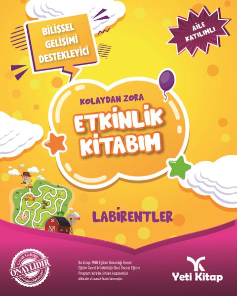 Kolaydan Zora Etkinlik Kitabım - Labirentler-zoom-