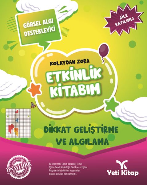 Kolaydan Zora Etkinlik Kitabım - Dikkat Geliştirme ve Algılama-zoom-