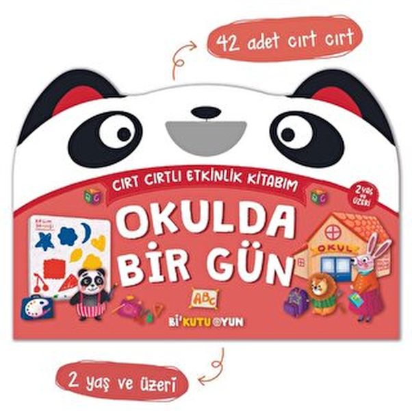 Cırt Cırtlı Etkinlik Kitabım - Okulda Bir Gün (2+ Yaş)-zoom-