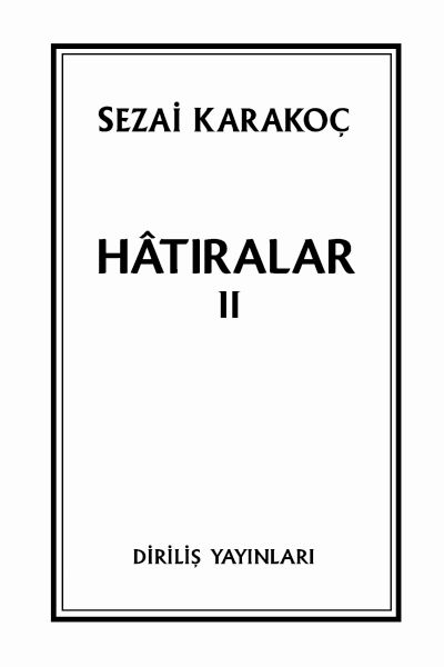 Hatıralar II