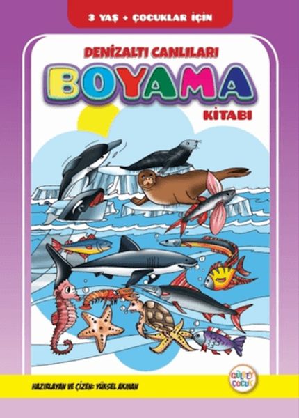 Denizaltı Çanlıları Boyama Kitabı-zoom-
